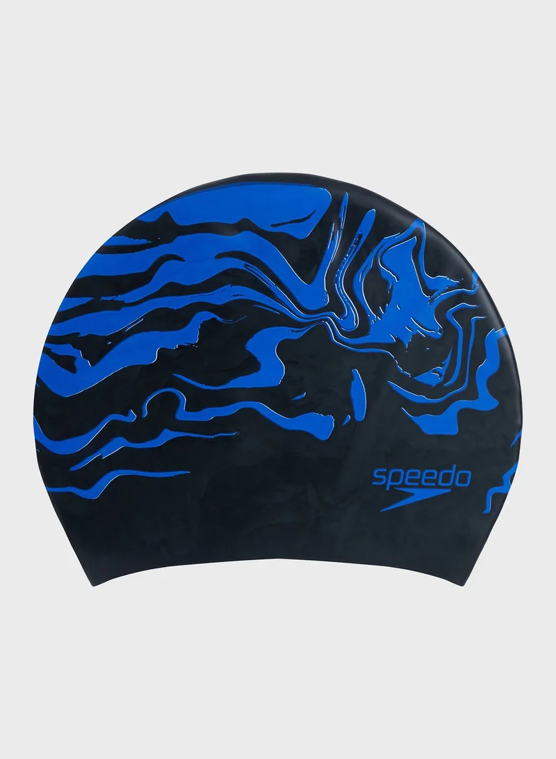 speedo Long Hair Printed Cap