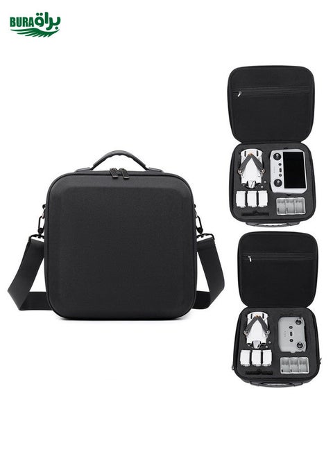 For DJI Mini 3/Mini 3 Pro Drone Storage Bag Box Shoulder Bag Suitcase(Black)