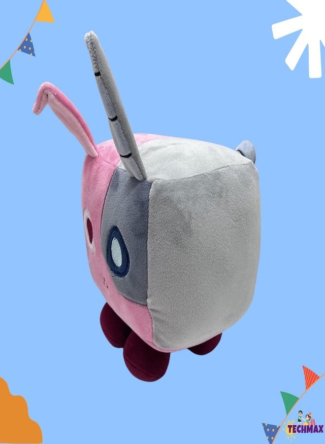 TechMax Solution Cute Square Cutie Grey Plush Soft Toy - Image 5
