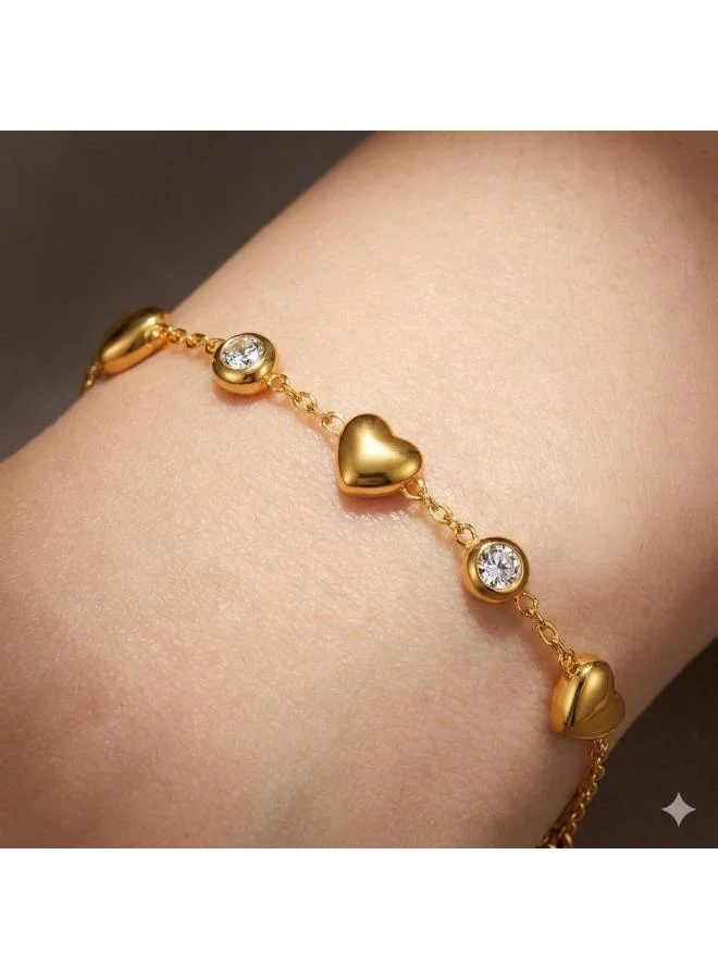 Rovaux Heart Bracelet
