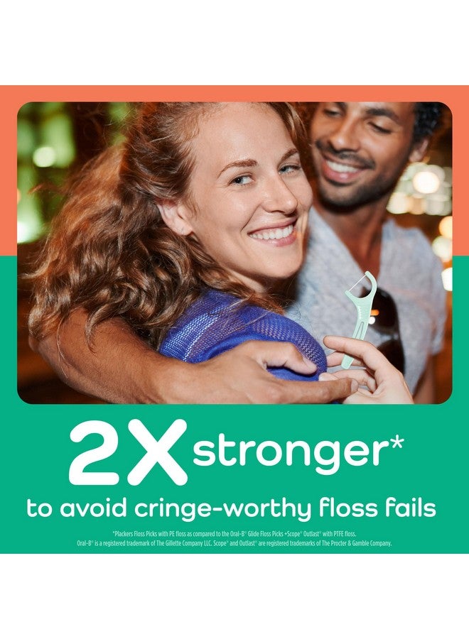 Plackers Micro Line Dental Floss Picks, Fold-Out FlipPick, Tuffloss, Easy Storage with Sure-Zip Seal, Fresh Mint Flavor, 300 Count - Image 4