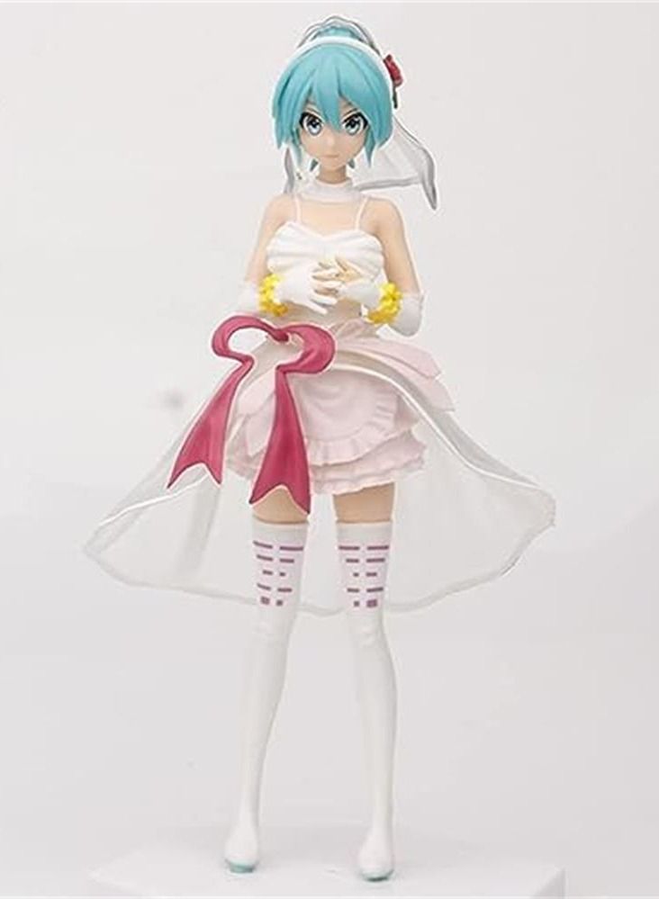 general تمثال هاتسوني ميكو نسخة فستان فائق الروعة ارتفاع 7.98 بوصة تمثال أنمي هدية عيد ميلاد تمثال جديد - Image 1