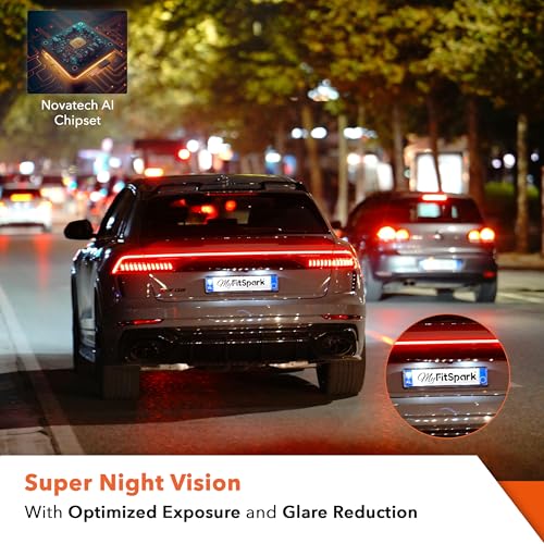 FitSpark MyFitSpark DC-101 WiFi Duo 4MP Real 2K Dual Channel Dash Cam | No.1 Novatek AI Chipset | 2.7" IPS HD Display | Super Night Vision, G-Sensor, GPS & WiFi | Bundle Pack with HARDWIRE KIT Worth Rs.3490 - Image 5