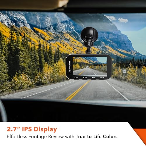 FitSpark MyFitSpark DC-101 WiFi Duo 4MP Real 2K Dual Channel Dash Cam | No.1 Novatek AI Chipset | 2.7" IPS HD Display | Super Night Vision, G-Sensor, GPS & WiFi | Bundle Pack with HARDWIRE KIT Worth Rs.3490 - Image 4