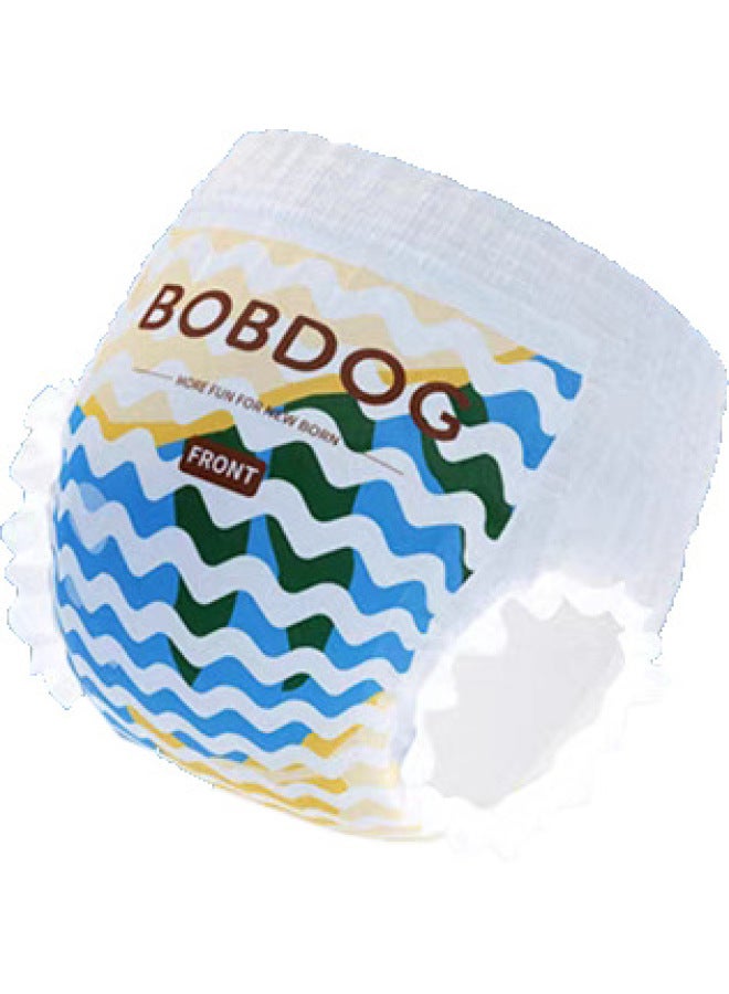 Babudou Pull-Up Diapers Baby Training Pants Breathable Spring and Summer Diapers Small Wave - Image 5