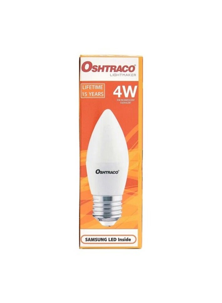 اوشتراكو لمبة LED على شكل شمعة من أوشتراكو 4 وات E27 مع قاعدة - Image 1