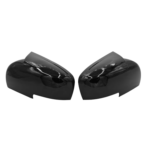 KMH Batman Style Car Mirror Covers Compatible with The Grand Vitara Car Accessories (Gloss Black) Set 2 Pcs - Image 2