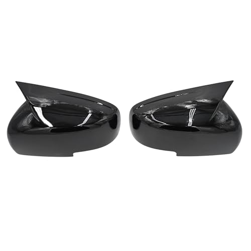 KMH Batman Style Car Mirror Covers Compatible with The Grand Vitara Car Accessories (Gloss Black) Set 2 Pcs - Image 1