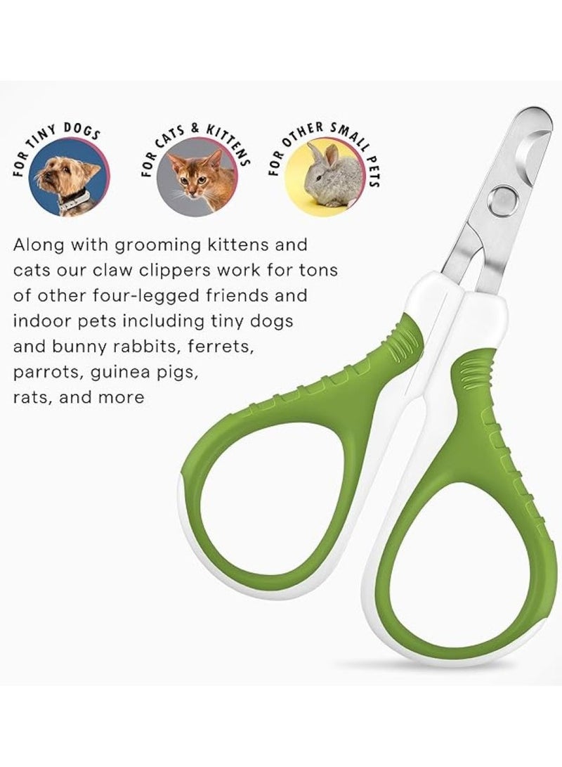 نونبيل كليبرز أظافر الأليفة للحيوانات الصغيرة - أفضل كليبرز أظافر القطط وأداة تشذيب المخلب لمجموعة أدوات العناية بالمنزل - أداة استمالة احترافية للكلب الصغير القط الأرنب الأرنب الطيور جرو هريرة النمس - Image 1