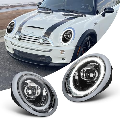 Archaic Headlights Assembly Compatible with 20022006 R50 MINI Cooper HardtopHatchback 20022006 R53 MINI Cooper S HardtopHatchback 20052008 R52 MINI CooperCooper S Convertible