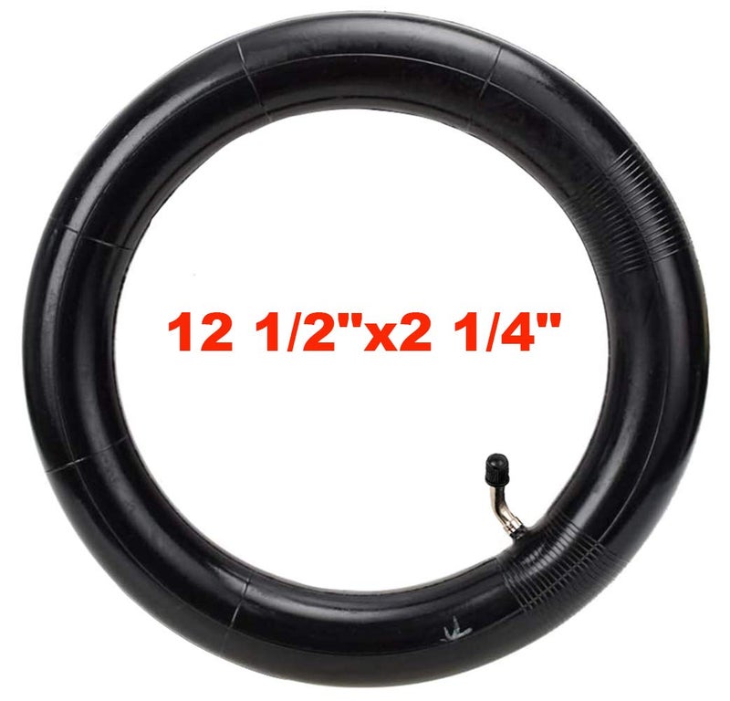 StaiBC 1-Pack 12.5" Scooter Inner Tube 12 1/2 x 2 1/4 Angled Valve Stem 12.5" x 2.25" Tube Compatible with 12.5X1.75 12.5 X 1.95 12.5 X 2.125 12.5 x 2.25 Most Bike and Scooter Tire Tube - Image 1