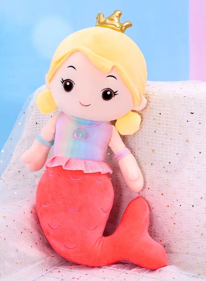 Tickles Mermaid Doll Soft Stuffed Plush Toy for Kids Boys & Girls Birthday Gift (Color: Red Size: 50 cm) - Image 2