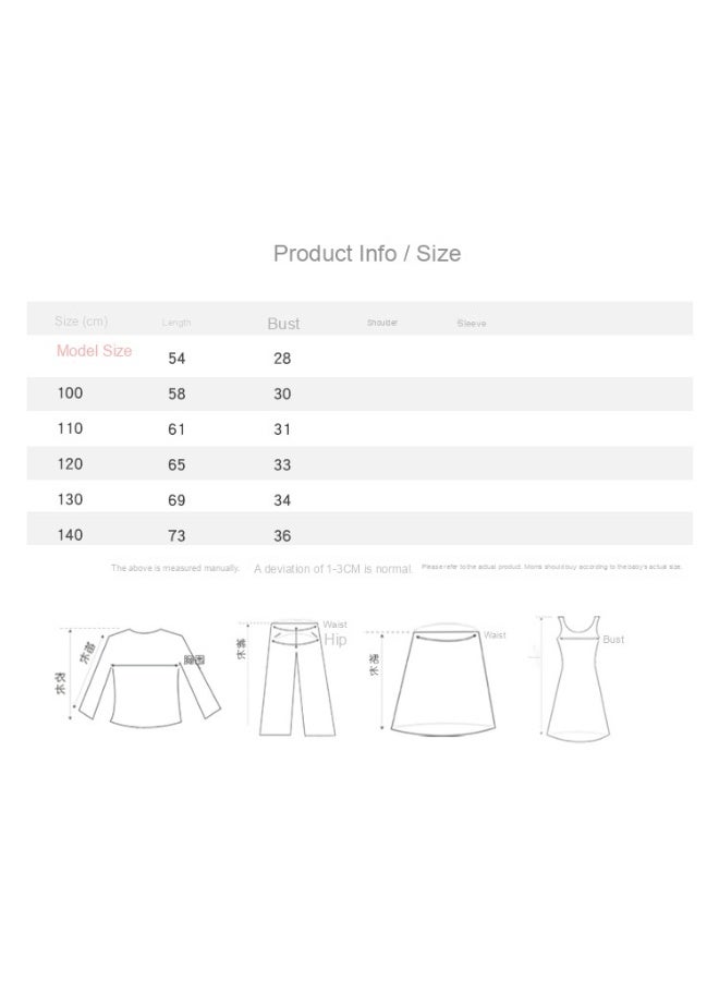 Girls' Summer Dress  Fashionable Sleeveless Dress Chinese Style Princess Dress with Puff Sleeves - Image 2