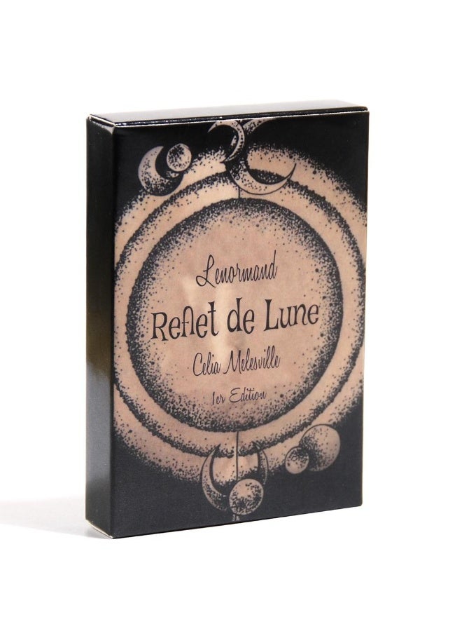 NIBEMINENT Reflet De Lune Lenormand Tarot Oracle Cards Games Family Party Board Game Divination Fate Cards - Image 1