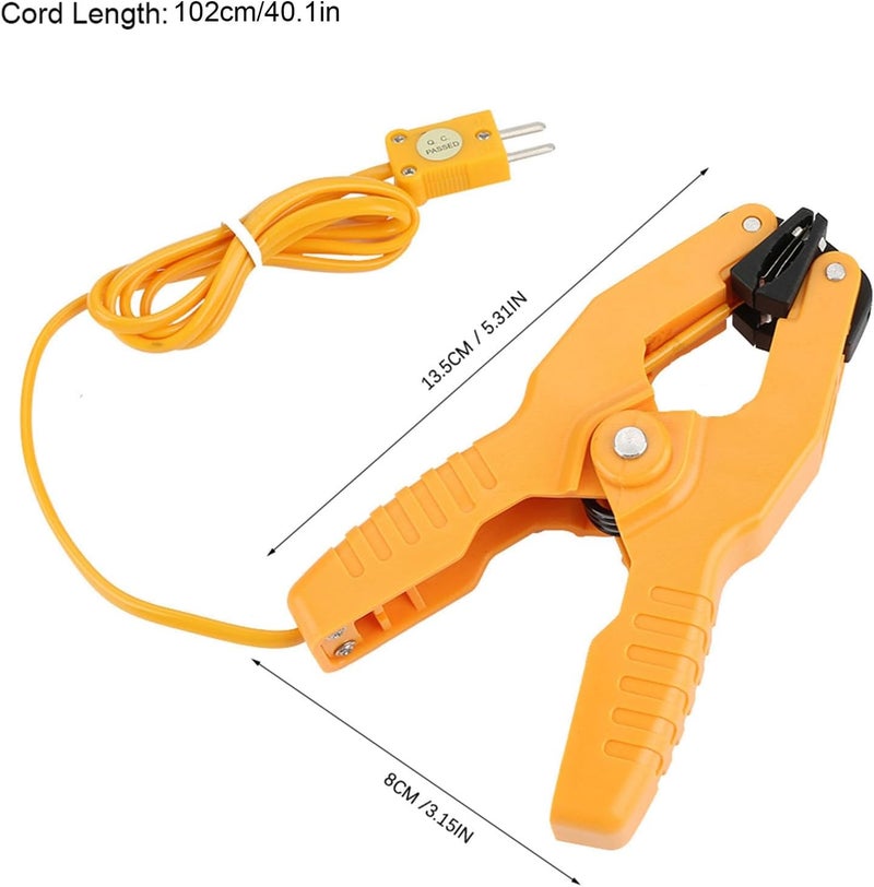 Wear resistant upgraded material Temperature Clamp HVAC K Type Thermocouple Thermometer Probe Pipe Clamp, HT 05 K Type Thermocouple Sensor Temperature Pipe Clamp 1~3/8-40~200℃ Practical design alternatives Tiered purchase options Long term heavy use compatible On-demand local restock Surface safe Batch uniform stable quality Globally popular elegant design Continuous warehouse supply Upgraded general grade quality Budget friendly premium quality Periodic restock local Fade proof Integrated warehouse solution Well-engineered versatile build Elegant multi-option build Fine polished finish Growing order stock support Light durable upgraded substance Repeated use resistant selected material Simple practical structure Various fittings Stackable design Authorized haulage delivery Bulk storage easy optimized build - Image 2