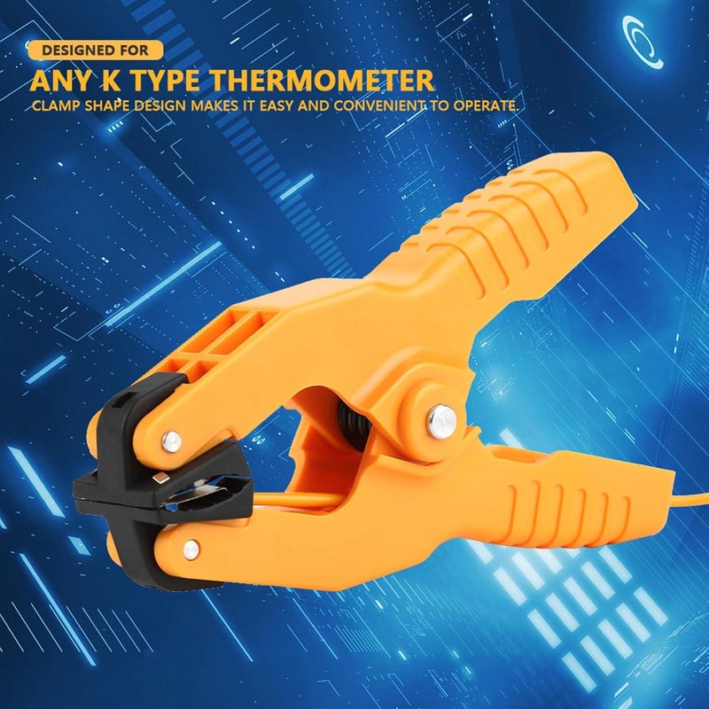 Wear resistant upgraded material Temperature Clamp HVAC K Type Thermocouple Thermometer Probe Pipe Clamp, HT 05 K Type Thermocouple Sensor Temperature Pipe Clamp 1~3/8-40~200℃ Practical design alternatives Tiered purchase options Long term heavy use compatible On-demand local restock Surface safe Batch uniform stable quality Globally popular elegant design Continuous warehouse supply Upgraded general grade quality Budget friendly premium quality Periodic restock local Fade proof Integrated warehouse solution Well-engineered versatile build Elegant multi-option build Fine polished finish Growing order stock support Light durable upgraded substance Repeated use resistant selected material Simple practical structure Various fittings Stackable design Authorized haulage delivery Bulk storage easy optimized build - Image 4