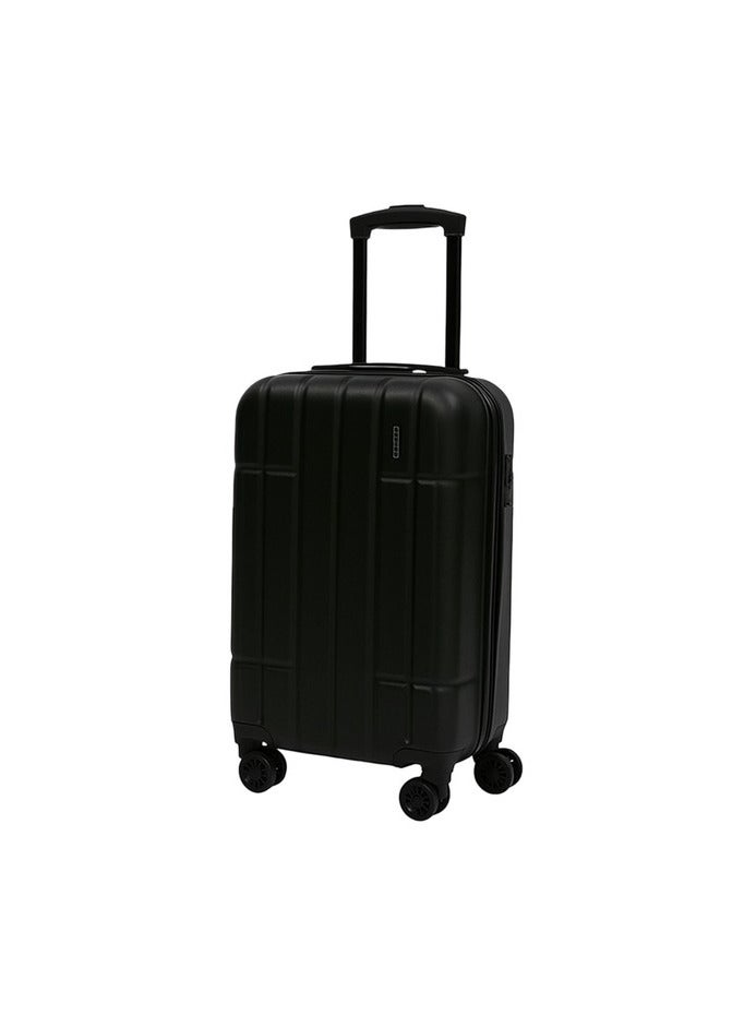 Space Luggage Set of 3 Hardside with Spinner Wheels & Lightweight ABS Luggage for Travel, 28/24/20, Black - Image 3