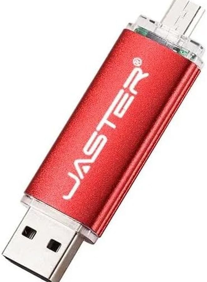 Custom Logo 8GB Red USB Flash Drive OTG Pen Stick Gift - Image 1