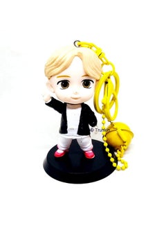 Trunkin Trunkin | BT21 Jimin Chimmy | Bangtan Boys | BTS Height - 7cm Action Figure with Keyring Set B  - Image 1