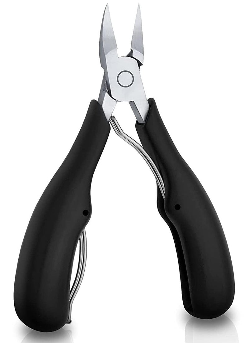 BUSZBO Toe Nail Clipper, Professional Thick & Ingrown Toenail Correction Tool, Pedicure Clippers Toe Nail Cutter for Men & Women, Super Sharp Curved Blade Grooming Tool | Multi | - Image 4