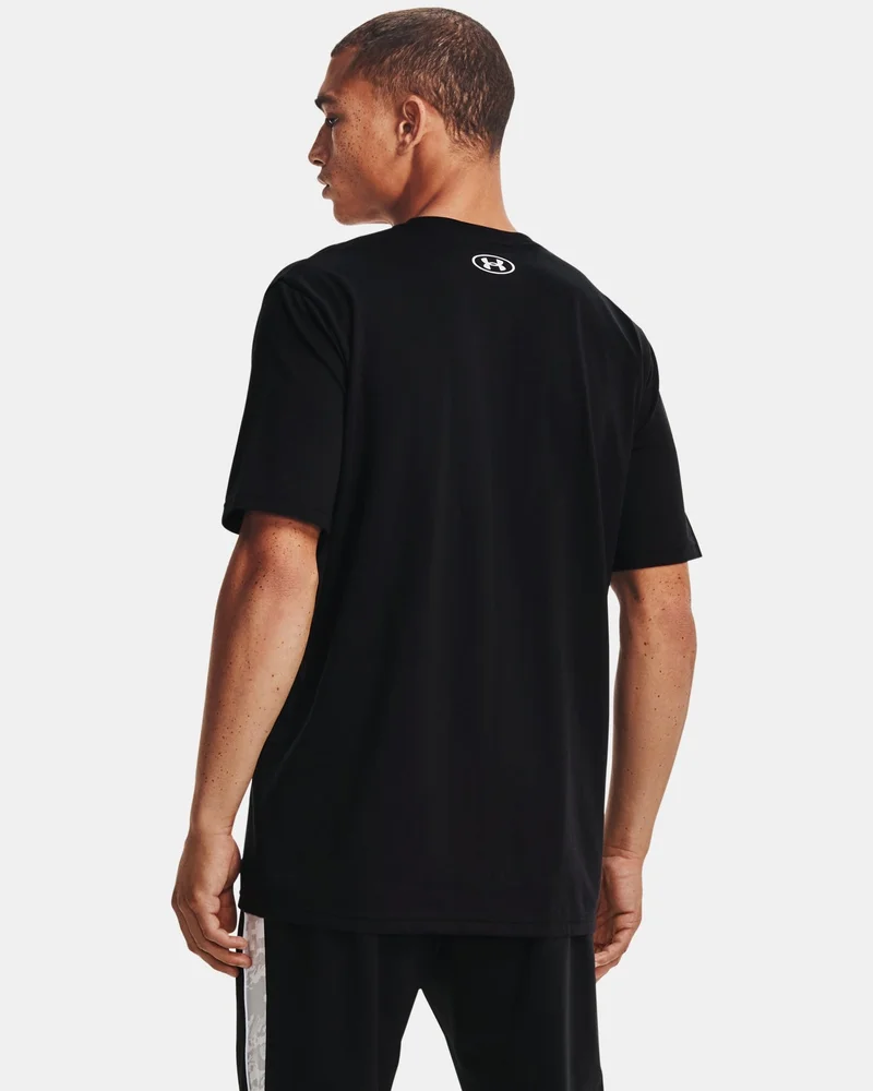 Under Armour Black Men's UA ABC Camo Boxed Logo T-Shirt for Men | Best Price UAE