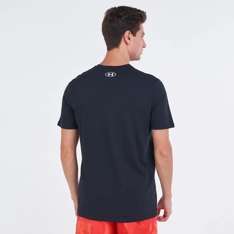 Under Armour Black Men's UA ABC Camo Boxed Logo T-Shirt for Men | Best Price UAE