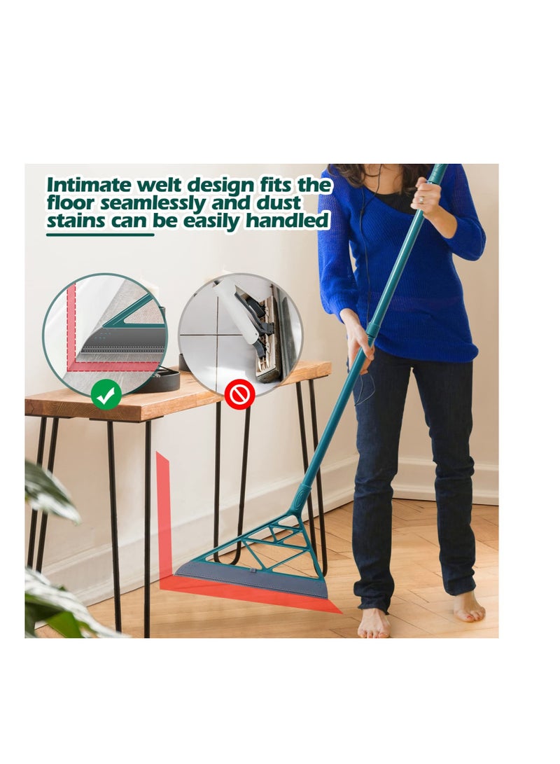 Cobest Multifunctional Magic Broom Professional Water Squeegeem 3 in 1 Household Silicone Broom Sweeper Pet Hair Remover Hangable Sweeping Brush for Clean Dirt Pet Hair Bathroom Floors Windows - Image 3