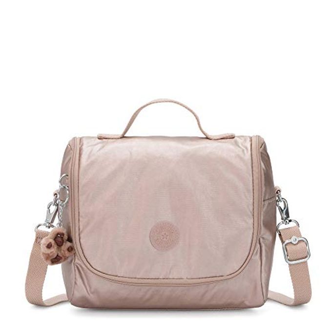 Kipling Kichirou Metallic Lunch Bag Quartz Metallic