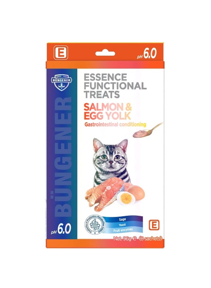 BUNGENER POSTBIOTICS FUNCTIONAL CAT TREATS SALMON & EGG YOLK 96G