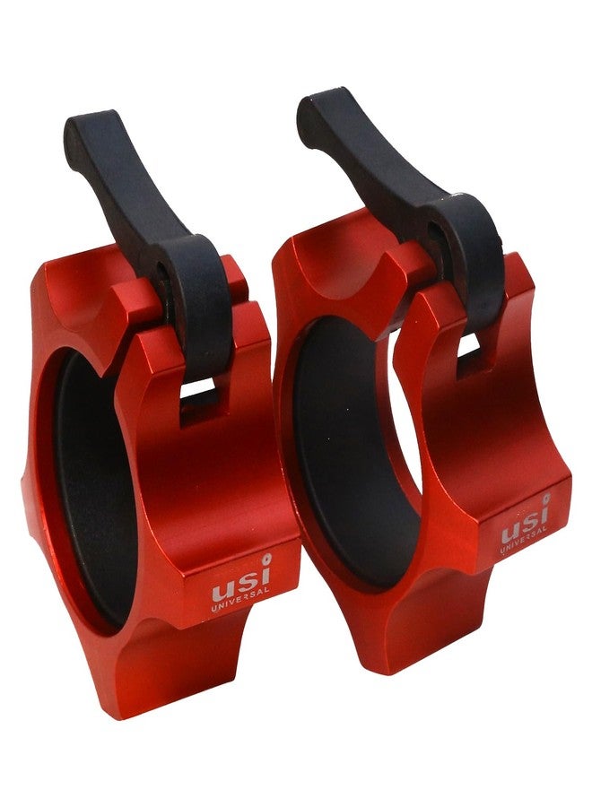 USI UNIVERSAL Olympic Barbell Collars, LJAL Aluminium Olympic Bar Locks Quick Release 2" Olympic Barbell Clamps, Barbell Locking Clamps Bar Weight Plates Collar Clips for Workout Weightlifting - Image 1