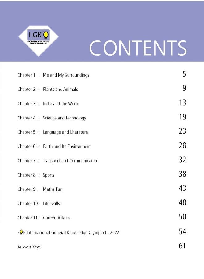 MTG International General Knowledge Olympiad (IGKO) Workbook for Class 2 - MCQs & Achievers Section - SOF IGKO Olympiad Preparation Books For 2023-2024 Exam RAGHAV SINGH  - Image 2