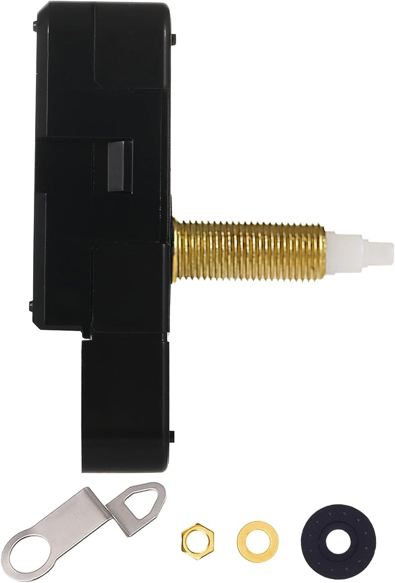 DEEWISH Revolutionizing Long Shaft Clock Mechanism Repair: The DW-1688 Series Quartz Movement, Your Solution to a High-Torque, Battery-Operated, Silent Sweeping Clock(28mm, no Clock Hands) - Image 1