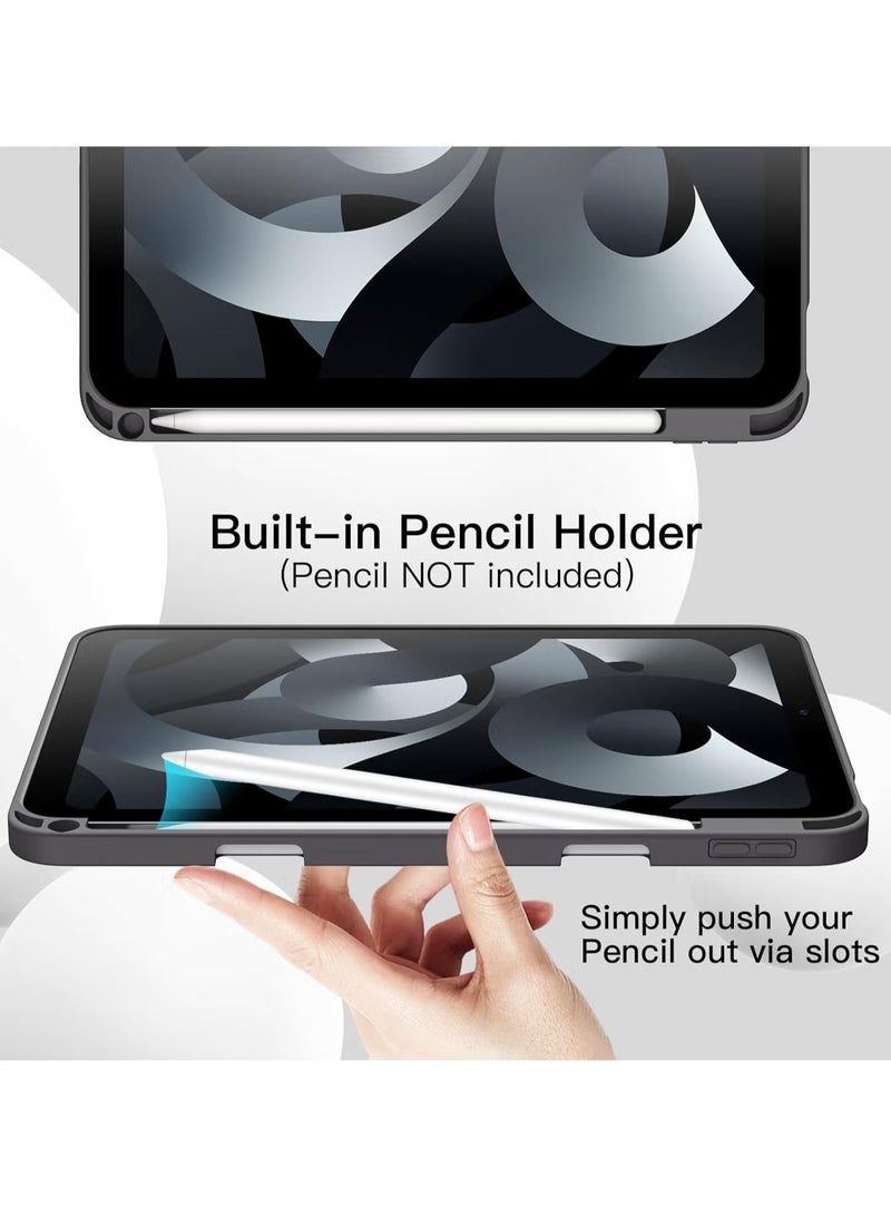 TIGER iPad Air 11-inch M2 2024 6th Generation Case with Pencil Holder, Silicone Magnetic Cover, Slim Tablet Protection for iPad Air 11-inch M2 6th Generation - Image 4
