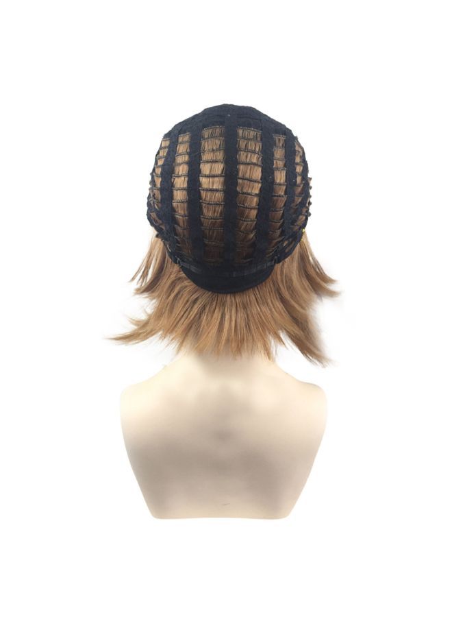 Loquat European And American Brazilian Lace Wig Black/Brown 34x36x1cm - Image 3