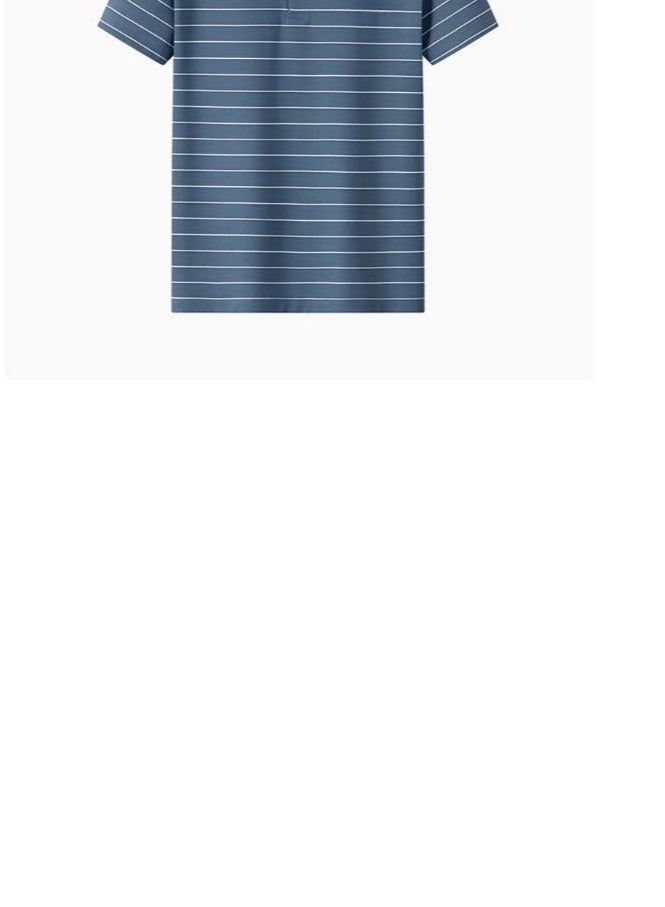 Men's Loose And Breathable Short Sleeved T-Shirt Polo - Image 3