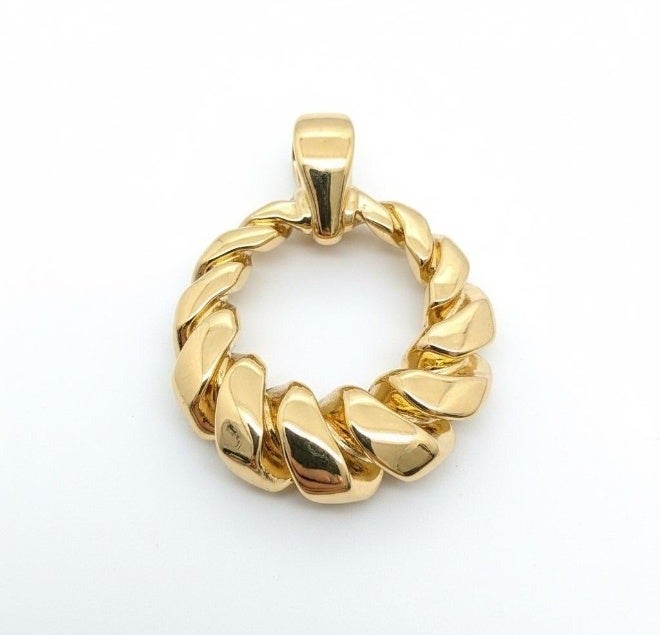 Ruby Art Gold 18K Real Gold Pendant for Women, Super Lightweight Graziella Air -2.75 Gram - Image 1