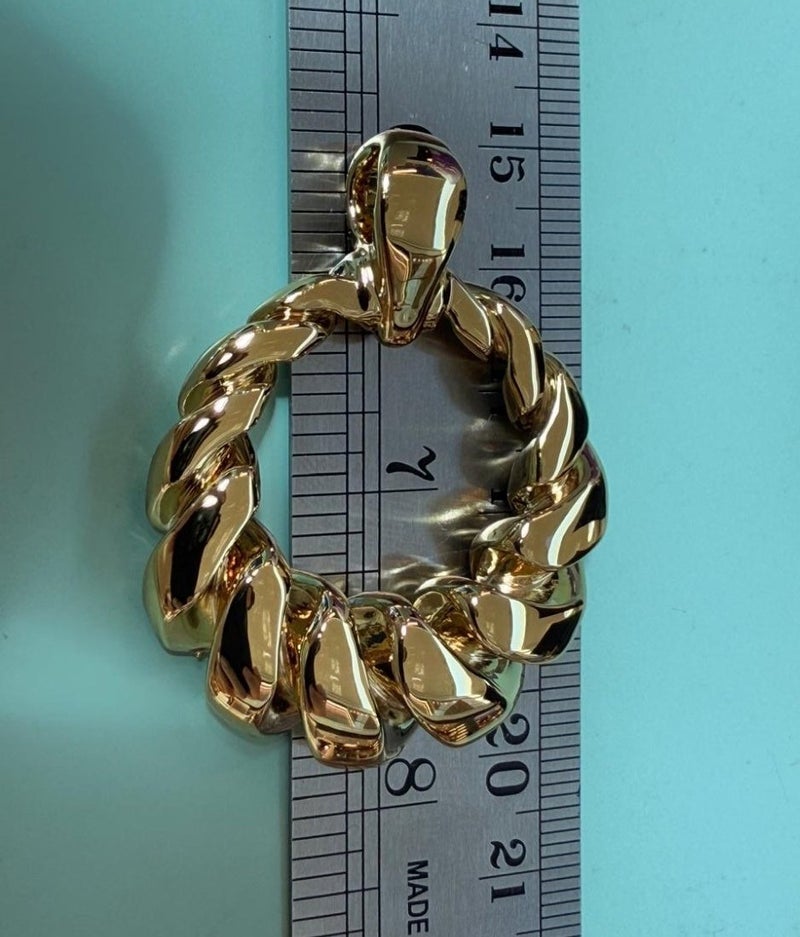 Ruby Art Gold 18K Real Gold Pendant for Women, Super Lightweight Graziella Air -2.75 Gram - Image 4