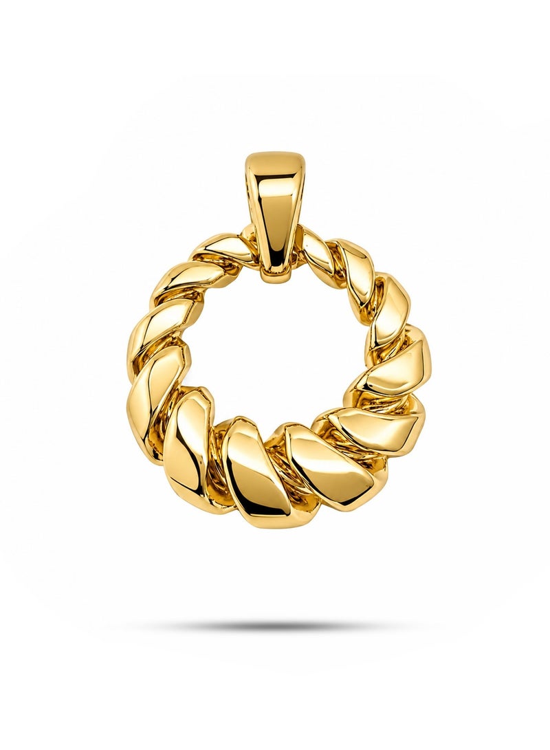 Ruby Art Gold 18K Real Gold Pendant for Women, Super Lightweight Graziella Air -2.75 Gram - Image 1