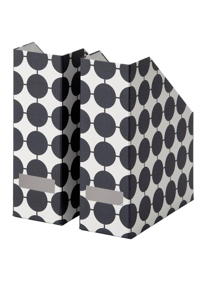 erorex Magazine File, White Black/Dotted - Image 1