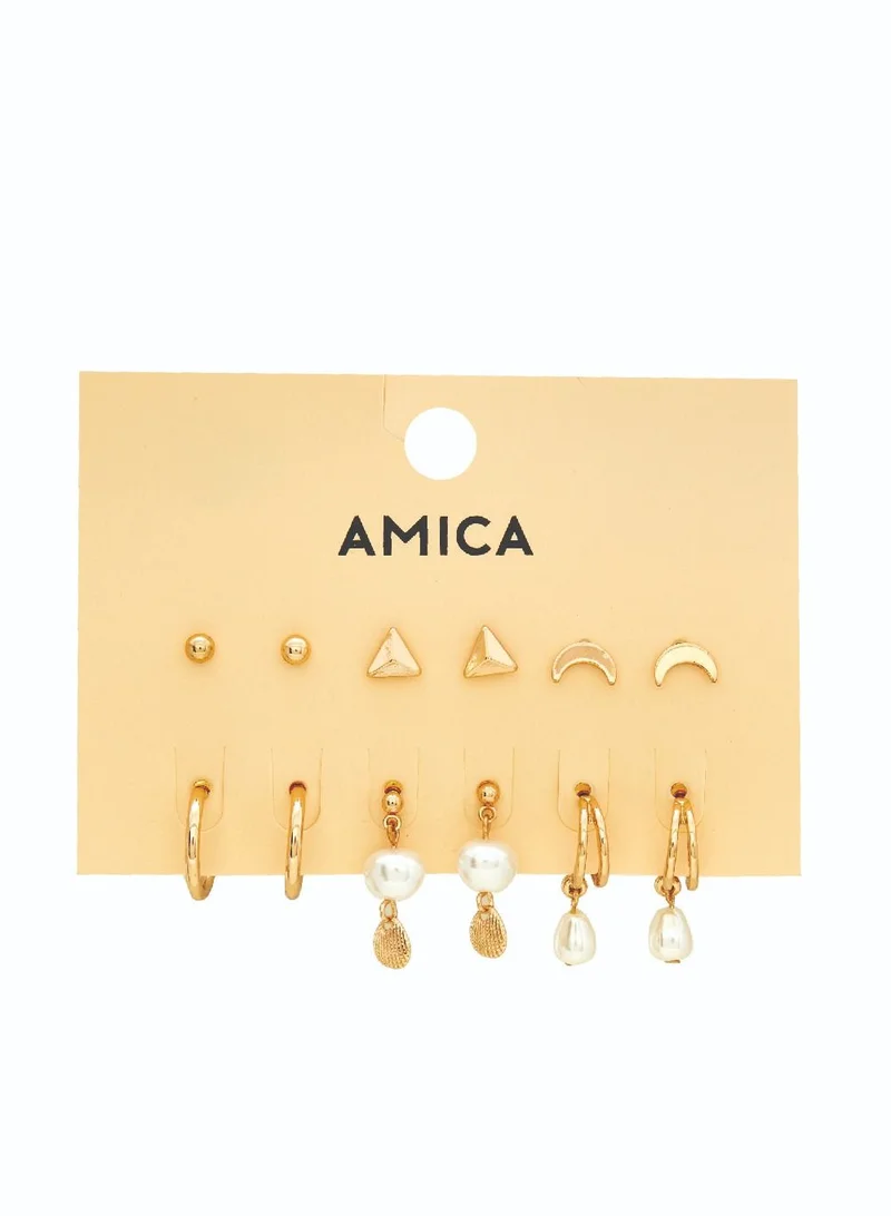 AMICA Mix & Match Set of 6 Earrings