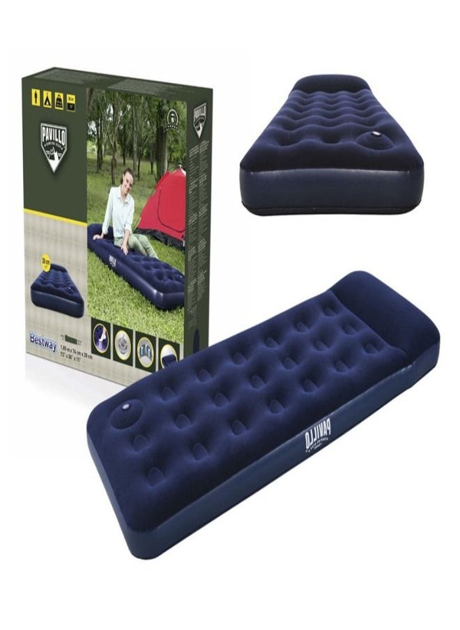 Bestway بيست واي سرير هوائي سهل النفخ / مضخة قدم مفردة مدمجة 185 × 76 × 22 سم -26-67223  - Image 4