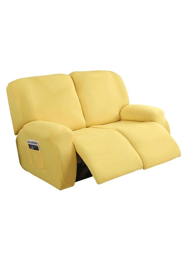 general Four Seasons Elastic Chivas Sofa Cover, Full Package, Solid Color Dustproof Double Seat Lounge Chair Cover, Split Sofa Cover - Image 1