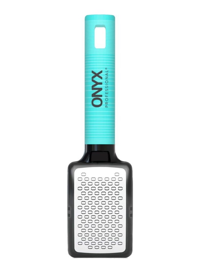Onyx Professional Foot Rasp, No Mess Callus Remover for Feet, Includes Debris Catcher - Stainless Steel Foot Scrubber Dead Skin Remover, Lightweight Callus Shaver for Feet, Foot File, Pedicure - Image 1