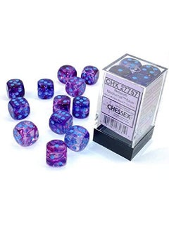 Chessex Nebula 16Mm D6 Wisteria/White W/Luminary Dice Block (12 Dice)  - Image 2