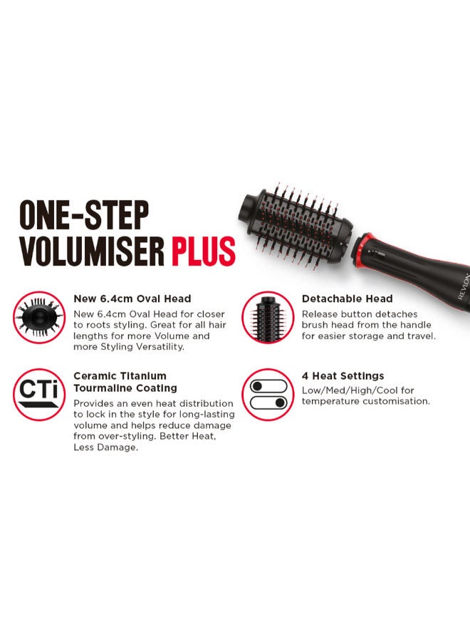 Revlon - Revlon One-Step Volumiser Plus Detachable Head RVDR5298ARB - Image 1