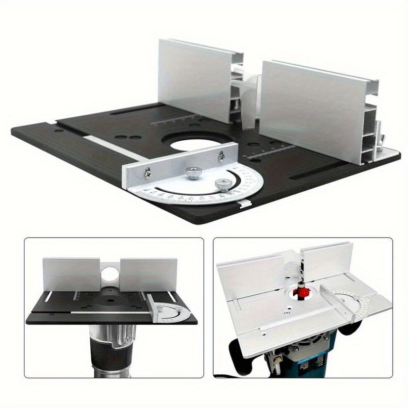 Red Aluminum Router Table Insert Plate for Woodworking Electric Router Workbench - Image 4