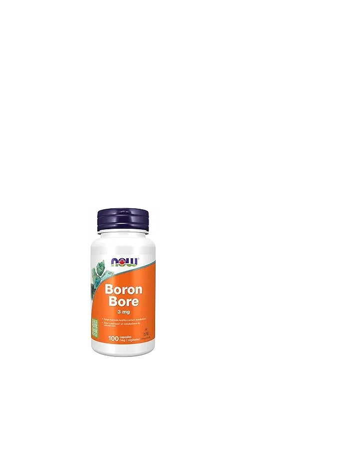now Foods Boron 3 mg - 100 Veg Capsules