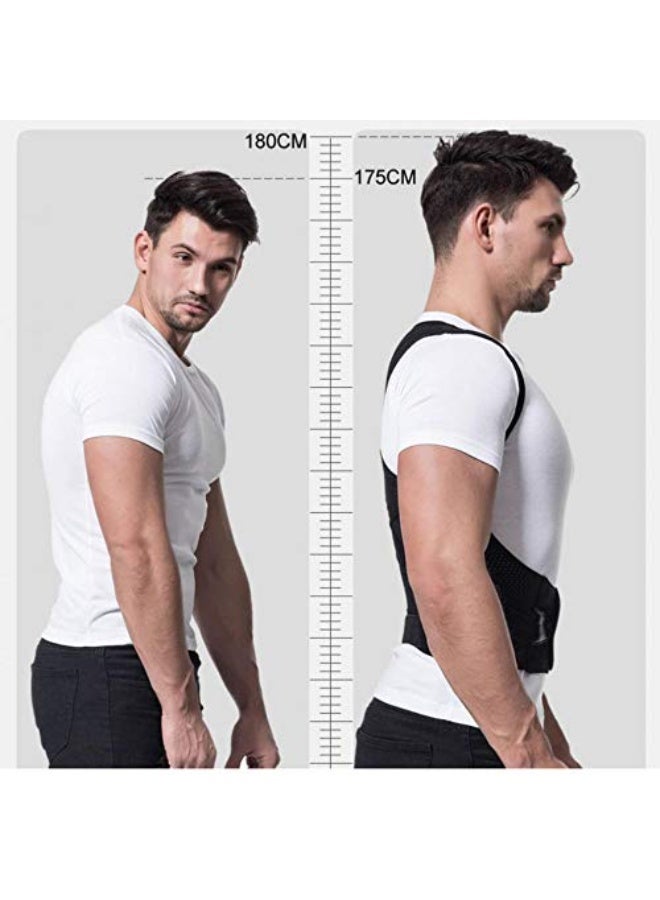 FDTY Back Brace Posture Corrector Adjustable for Women & Men Improves Back Lumbar Support Belts for Upper Back Pain Relief - Image 5