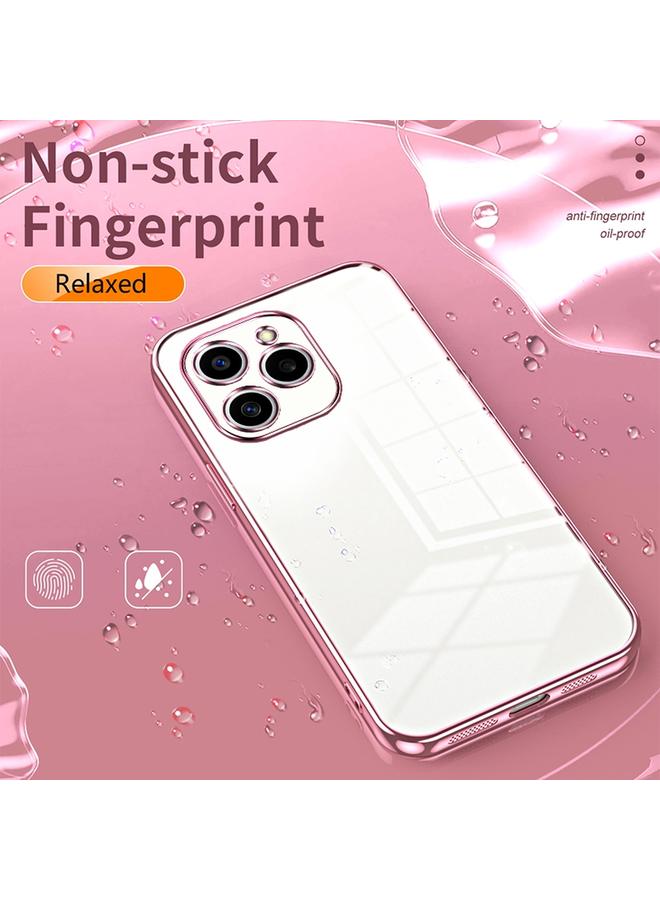 Zaboon Case For Honor 60 SE Transparent Plating Fine Hole Phone Case - Image 4