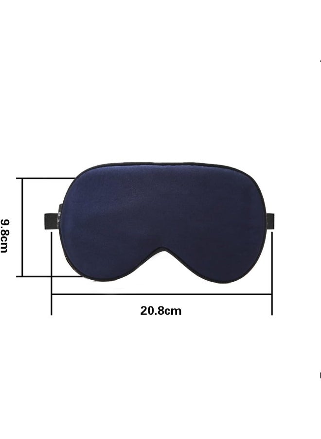 16 Momme 100% Mulberry Silk Sleep Eye Mask Night Effective Shading Eye Cover for Sleeping with Adjustable Strap for Women Men (Deep Blue) - pzsku/ZDA5AAE0A752ED635C2D1Z/45/_/1720066961/5c6b65a4-aef3-445c-a47b-f65c676f2283